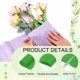 thumbnail image 3 of Uxcell 1Pcs Rollo de Papel Crepé, Hojas de Crepé de 10 x 98 Pulgadas para DIY RegaloBoda, Verde Oscuro, 3 of 6