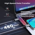 thumbnail image 3 of USB C to USB C Cable 3Pack [3Ft+6Ft+9Ft], 60W Extra Long Type C to Type C Fast Charging Cord Nylon Braided for iPhone 16 15 Pro Max, Samsung Galaxy S25 Ultra, Pixel and More, 3 of 7