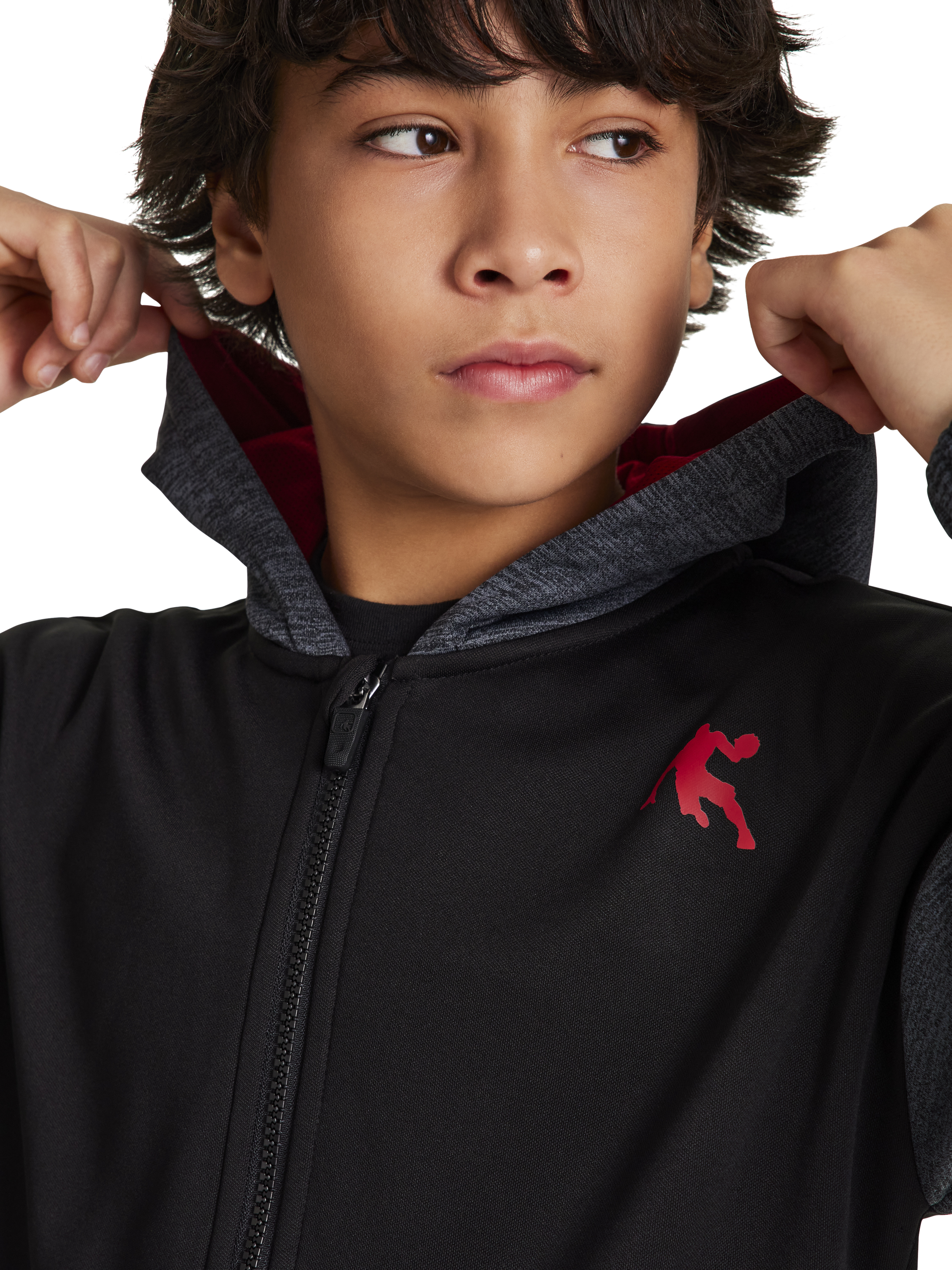 AND1 Boy's Athletic Full-Zip Jacket, Sizes 4-18