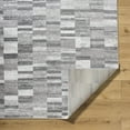 thumbnail image 5 of Hauteloom Cherie Living Room, Bedroom Area Rug - Contemporary - Metallic Silver, Silver Gray, Light Silver - 18" x 18" Sample, 5 of 6