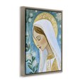 thumbnail image 3 of Stupell Industries Blessed Mary Portrait Brown Framed Floater Canvas Wall Art, design by Franklyn Gregory, 3 of 9