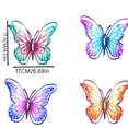 thumbnail image 3 of Metal Butterfly Wall Decor - 4 Pcs Butterfly Wall Art 3D Sculpture Pendant Multicolored Butterfly Hanging Ornament for Patio Garden Outdoor Fence Decoration Women Birthday Wedding Housewarming Gift, 3 of 6