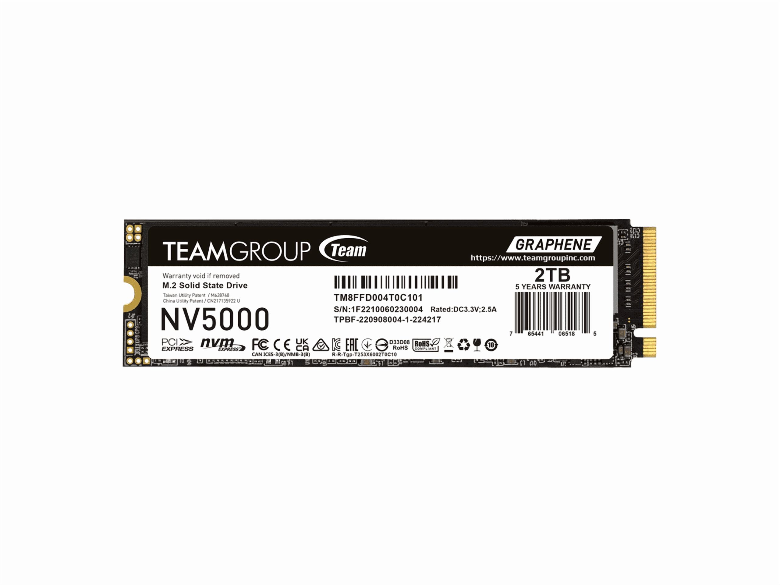 Crucial T500 M.2 2280 4TB PCIe 4.0 NVMe 3D NAND TLC Internal Solid