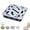 Gray, variant on Cat Nail File Enrichment Box, Interactive Kitten Nail File Scratching Board, Built-in Bell Ball is Suitable for Cats Play Relieve Boredom (Camel)