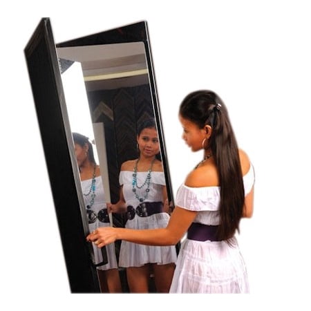 Glassless Mirror - Glassless mirror, free-standing, double panel, 24