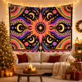 thumbnail image 3 of Ocean Waves Cosmic with Core Radiating Sunburst Sharp, Mystical Fantasy for Space Lovers, Galaxy Room Decor, Graduation Gift, Tapestry Wall Hanging for Bedroom and Dorm, 3 of 7