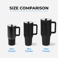 thumbnail image 4 of HydroJug Traveler - Botella de agua con asa y pajita abatible - Cabe en portavasos, vaso resistente a fugas, reutilizable, aislado, de acero inoxidable y base de goma - Regalos para mujeres y hombres, 4 of 4