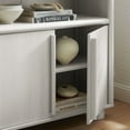 thumbnail image 4 of Bellamy Tall Arched Display Cabinet Bookcase in Ash, 4 of 9