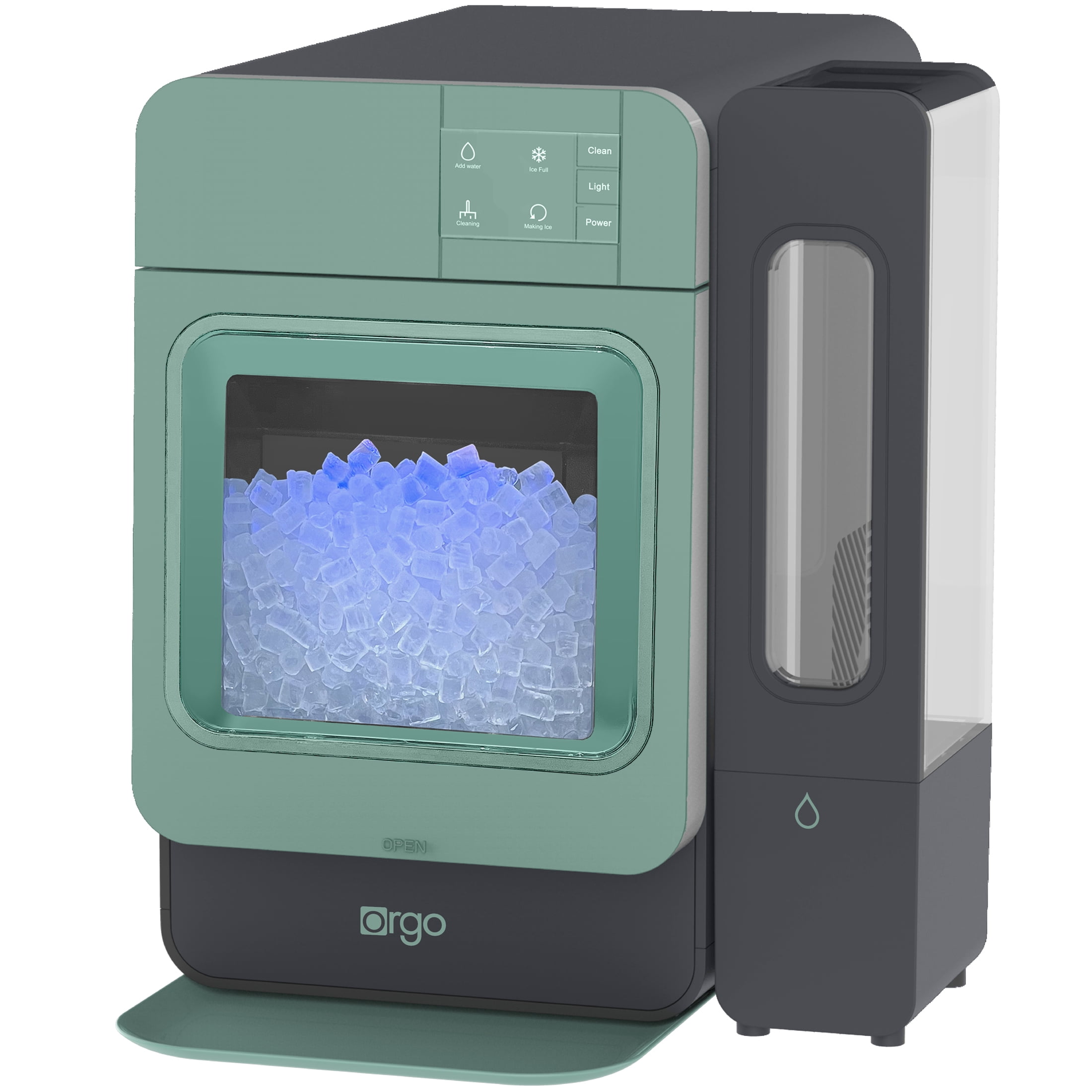 Orgo Sonic Countertop Ice Maker 33 lbs “Capacity” Nugget Ice Maker, Stainless Steel