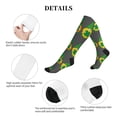 thumbnail image 5 of Lsque Spring St Patrick’S Day Irish Gnomes Pattern Sport Compression Socks for Men & Women 15-20 mmHg Knee High Nurse Pregnant Running Medical and Travel Athletic, 5 of 6
