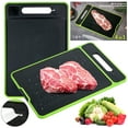 thumbnail image 7 of Belanttega 4-In-1 Cutting Board With Handle Chopping Large Meat Butcher Knife Sharpener Garlic Grater Quickly Defrost Meat For Kitchen Food Prep Boards For Meat, Vegetables, And Fruits, 7 of 7