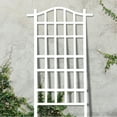 thumbnail image 4 of DuraTrel Melrose 35" x 75" White Vinyl Rectangular Trellis, 4 of 7