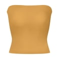 thumbnail image 4 of Sexy Sleeveless Shirts for Women，Women'S Striped Tube Top Strapless Ruched Slim Fit Y2K Crop Bandeau Tops, 4 of 7