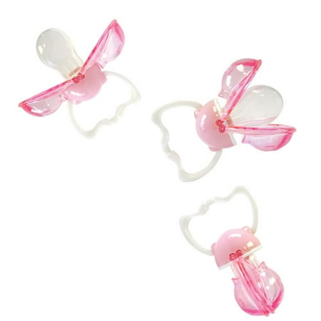 BebeSounds - AlwaysClean Pacifier, 4 pack, Pink