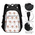 thumbnail image 3 of Balery Corgi With Santa Claus Hat Mochila con carga USB para hombre y mujer - Mochila impermeable y antirrobo para laptop con puerto USB para viajes, trabajo, 3 of 7