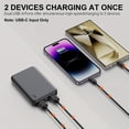 Portable Charger 5000mAh for Heated Jacket & Vest, Dual USB Output, USB ...
