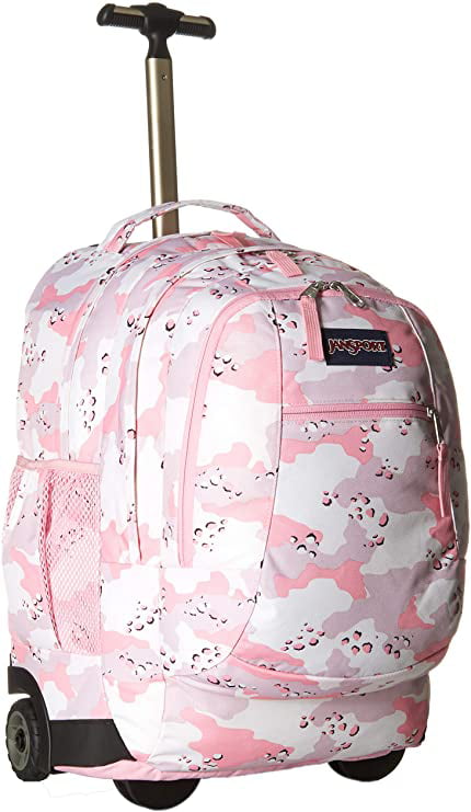 JanSport Driver 8 Rolling Backpack - Wheeled Travel Bag with 15-Inch Laptop  Sleeve (Camo Crush)