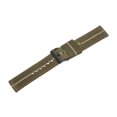 thumbnail image 2 of Uxcell Brown Khaki Nylon Watch Band 22mm Width Soft and Comfortable Nylon Strap with Black Buckle, 2 of 6