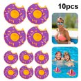 thumbnail image 1 of Posavasos Inflable Con Forma Donut Posavasos Flotante para (púrpura) Superventas Ins, 1 of 8