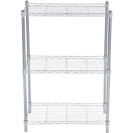 3 Layer Metal Wire Rack Metal Rack Shelf Unit Multifunctional Metal Modern Small Storage Rack For Kitchen Kitchen Living Room Bathroom 56x 35x 80 Cm Walmart Canada