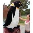 thumbnail image 6 of American Made Giant 5 Foot Stuffed Penguin Huge Soft Oversized Plush Animal, 6 of 10