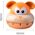thumbnail image 3 of Mechanical Kitchen Timers, Mechanical Kitchen Timers Cartoon Animal Shape Accurate 60 Minutes Manual Timer for Students, 3 of 5