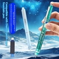 thumbnail image 2 of serony 20pack/lot Students Pen Replacement Ink Bag Set Refill writing pens, compatible with Cartridges In Colorful Bore Pen Ink Bag, 2 of 6