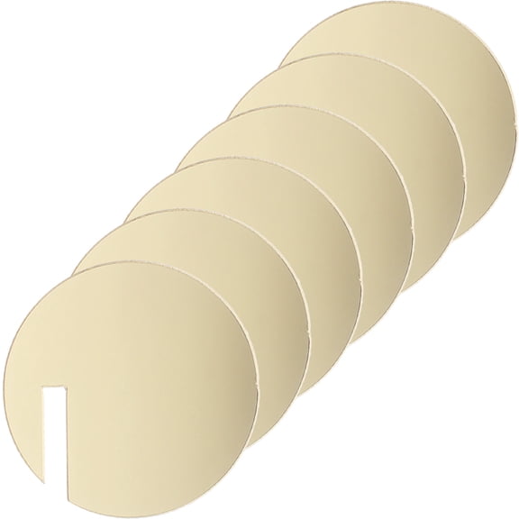 Hytrove Acrylic Circle Drink Tags 30Pcs Golden For Wedding And Birthday Party