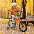 thumbnail image 5 of POWANLI 16"Kids Bike, Kids' Bicycle With height-adjustable Saddle and Handlebar for Boys and Girls Age 4-7 Years, 5 of 7