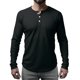 thumbnail image 1 of Mens Slim Fit Casual Shirt Long Sleeves Breathable Outdoor T Shirts Top Sport, 1 of 8