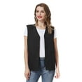 thumbnail image 4 of Toptie Unisex Essential Work Vest Supermarket Clerk Volunteer Vest-Black-3XL, 4 of 9