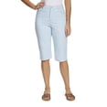 thumbnail image 1 of Shorts Gloria Vanderbilt Amanda de tiro alto hasta la rodilla, 1 of 3