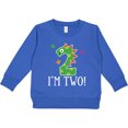 thumbnail image 2 of Inktastic 2nd Birthday Dinosaur Party 2 Year Old Toddler Sweatshirt, 2 of 4