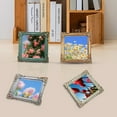 thumbnail image 3 of Hadanceo Photo Frame Nordic Style Embossment Handmade Photo Backdrop Resin INS Retro Mini Picture Display Stand Photography Prop, 3 of 8