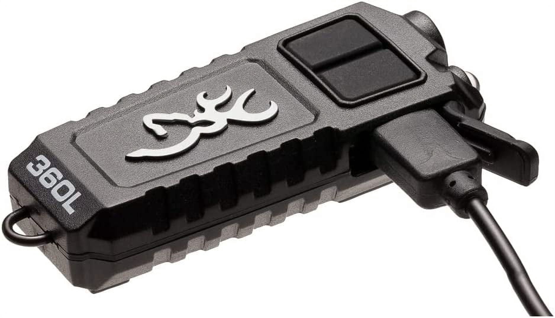3715015 Black Trailmate USB Keychain/Cap LED Flashlight 360 Lumen