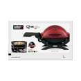 thumbnail image 3 of Weber Q 1200 1 Burner Portable Liquid Propane Gas Grill for Travel, Red, 3 of 8