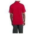 thumbnail image 2 of Yellow Rooster Mens PosiCharge Micro-Mesh Colorblock Polo True Red/ White 2XL, 2 of 8