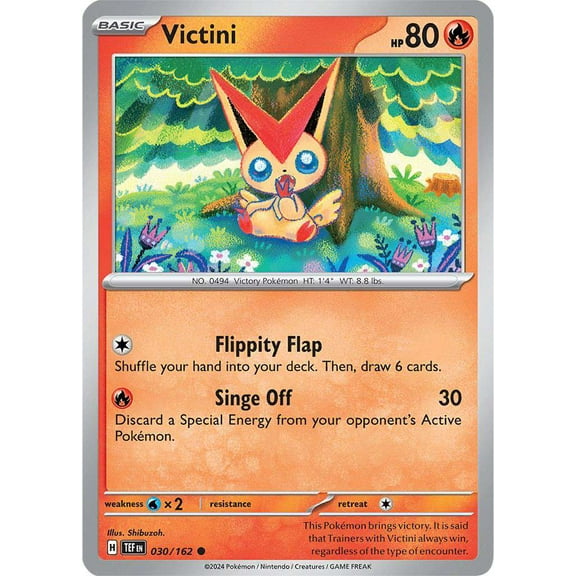 Pokemon Scarlet & Violet Temporal Forces Common Victini #30