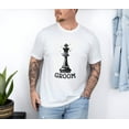 thumbnail image 1 of King & Queen Couple Chemise Rétro Assortie, Tee-Shirt de Mariage Future Mariée, Groom To Be H - Noir - 2TG, 1 of 2