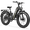 Black, variant on FREESKY 3000W Electric Bike for Adults 105mile Long Range Step-Thru Ebike Motor 37MPH Dirt E Bike 25Ah Removable Samsung Battery 26'' Fat Tire Electric Bicycle Full Suspension for Commute Mountains