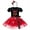 Black+Red-Bowknot, variant on IBTOM CASTLE Toddler Baby Girls Birthday Princess Outfits Polka Dots Tutu Mouse Dress Fancy Dance Costume Halloween Cosplay Party Dress up with Ears Headband 18-24 Months Hot Pink-Bowknot