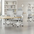 thumbnail image 7 of Casabay Ergonomic Office Chair, High-Back Mesh Desk Chairs with Flip-up Armrest Adjustable Headrests, Comfortable Lumbar Support, for Home, Work, Study, 7 of 7