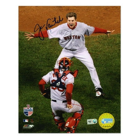 MLB - Jason Varitek Boston Red Sox - World Series 2007 Celebration - Autographed 8x10 Photograph