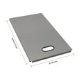 thumbnail image 3 of Miumaeov 10" Drop-in Kitchen Sink Stainless Steel Single Bowl Bar Sink with Foldable Faucet and Lid for Homes Restaurants 16.9x9.8x8.7in, 3 of 14