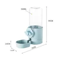 thumbnail image 4 of Automatic Pet Feeder Cage Hanging Bowl Water Bottle Food Container Dispenser For Puppy Cats Rabbit Birds Pet Feeding Product E, 4 of 5