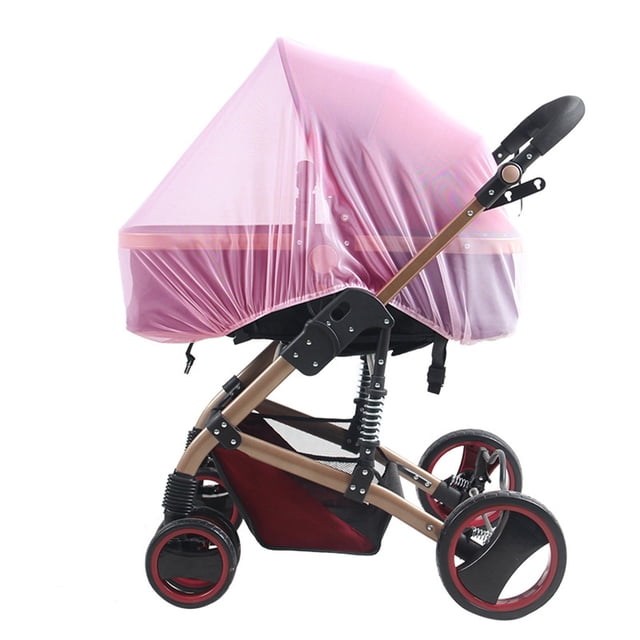 Xihbxyly Mosquitera para Cochecito, Diseño Universal de Cobertura Total, Poliéster Transpirable, Portátil y Ligera, para Mayor Comodidad y Protección Del Bebé, Ideal para Paseos Al Aire Libre, 60 Cm