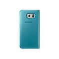 thumbnail image 3 of Samsung S-View Flip Cover EF-CG920PLE - Flip cover for cell phone - polyurethane leather - blue - for Galaxy S6, 3 of 3