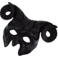 thumbnail image 2 of KAKOWELY 2 máscaras de diablo: máscara de media cara con cuernos para fiesta de Halloween, accesorios decorativos para cosplay, festivales, juegos de rol para adultos., 2 of 5