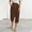 Coffee, variant on Aloohaidyvio Wide Leg Pants Woman Plus Size,Womens Fashion Solid Color Comfortable Casual Pocket Cotton And Linen Capris