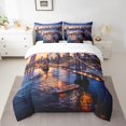 thumbnail image 2 of YST New York City Comforter Set, 7-Piece, Cityscape, Full, 2 of 5